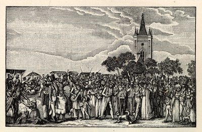 Stralauer Fischzug, ca. 1865 von Unbekannt