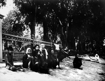 Straßenszene, Saigon, 1900 von Unbekannt