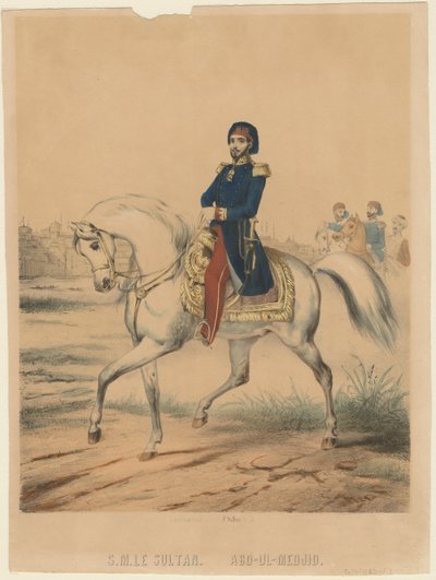 Sultan Abdülmecid I 1823-1861, 1853 von Unbekannt