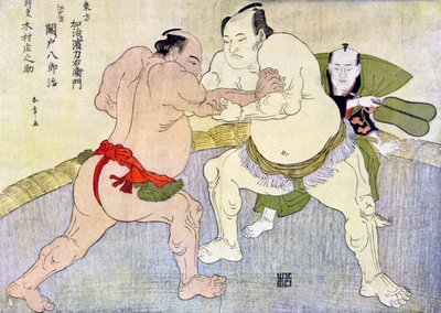 Sumo-Ringer, 1897 von Unbekannt