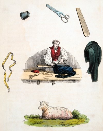 Schneider, ca. 1845 von Unbekannt