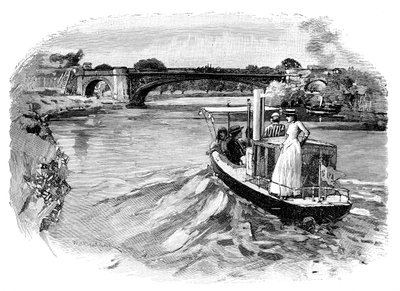 Die Albert-Brücke, Windsor, Berkshire von Unbekannt