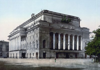 Das Alexandrinsky-Theater, St. Petersburg, Russland von Unbekannt