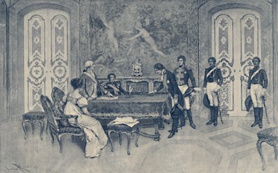 Die Verhaftung von Ferdinand, 1807, 1896 von Unbekannt