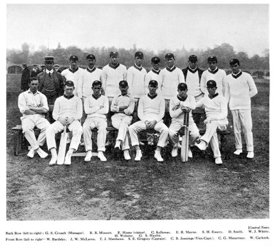 Das australische Cricket-Team von 1912 von Unbekannt