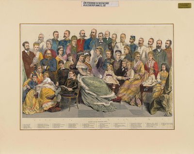Die Österreichische Kaiserfamilie von Unbekannt