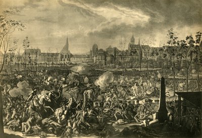 Die Schlacht von Leipzig, 19. Oktober 1813, 1921 von Unbekannt