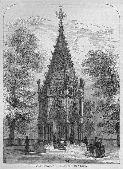 Der Buxton Trinkbrunnen, Westminster, London, um 1870 1878 von Unbekannt