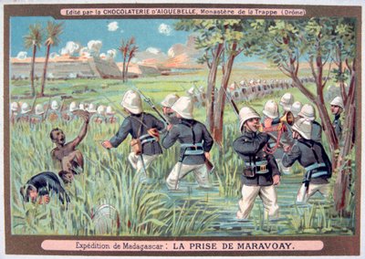 Die Eroberung von Marovoay, Madagaskar, 1895 von Unbekannt