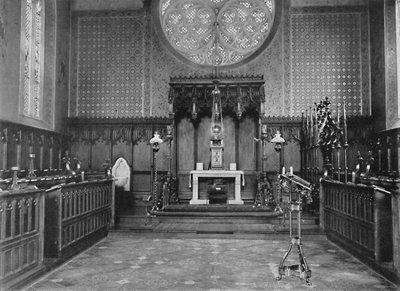 Der Chor, Katholische Apostolische Kirche, Albury Park, 1904 von Unbekannt