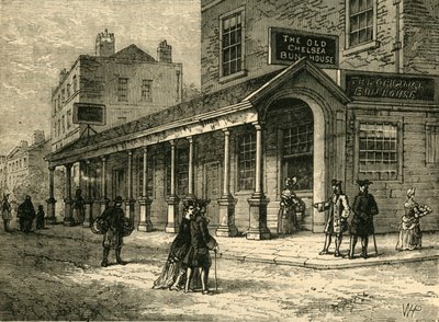 Das Chelsea Bun-House, 1810, ca. 1876 von Unbekannt