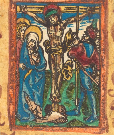 Die Kreuzigung, ca. 1490-1500 von Unbekannt