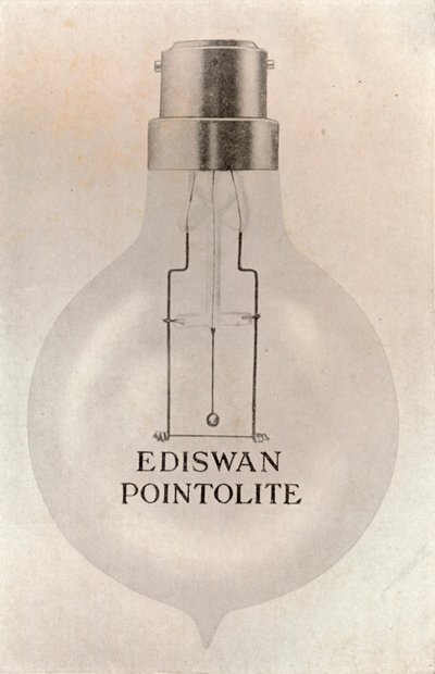 Der Ediswan Pointolite, ca. 1916 von Unbekannt
