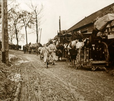 Der Exodus, ca. 1914-1918 von Unbekannt