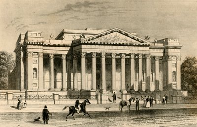 Das Fitzwilliam Museum, Cambridge, ca. 1835 von Unbekannt