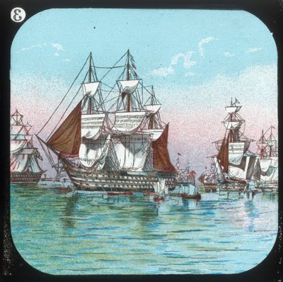 Die Flotte bei Spithead, 1853, ca. 1900 von Unbekannt