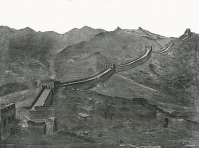 Die Große Mauer, Peking, China, 1895 von Unbekannt