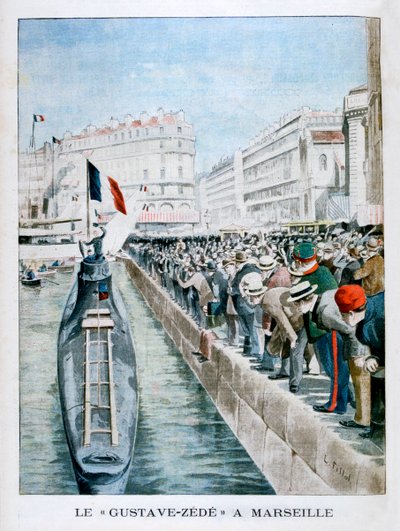 Die Gustave-Zede kommt in Marseille an von Unbekannt