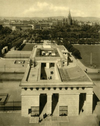 Das Heldendenkmal, Wien, Österreich, um 1935 von Unbekannt