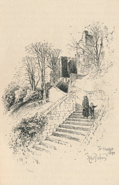 Die Hundert Stufen, 1895 von Unbekannt