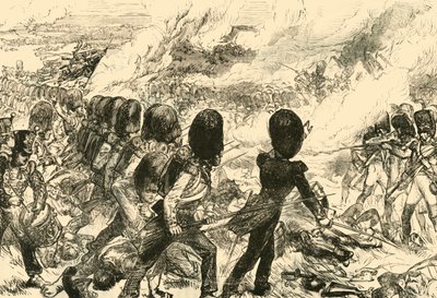 Der letzte Angriff bei Waterloo, 1815, 1890 von Unbekannt