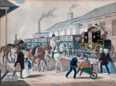 Der letzte der Kutschen, ca. 1840 von Unbekannt