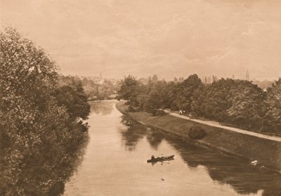 Der Leam in Leamington, 1902 von Unbekannt