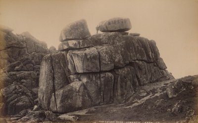 Der Logan Rock, Cornwall, 1929 von Unbekannt