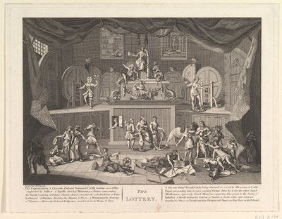 Die Lotterie, [nach 1724] von Unbekannt