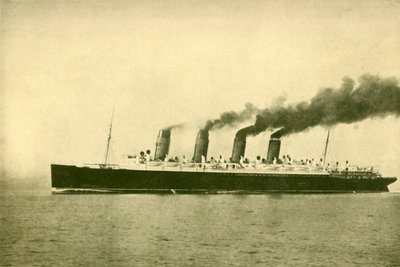 Die Mauretania Cunard Line, 30.696 Tonnen, ca. 1930 von Unbekannt