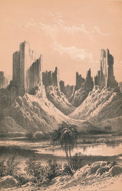 Die Berge von Hombori, ca. 1900 von Unbekannt