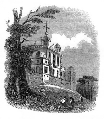 Das Observatorium in Greenwich, 1836 von Unbekannt