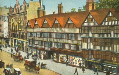 Die alten Häuser, Holborn, London von Unbekannt