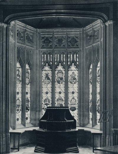 Das Erkerfenster in der Halle, 1926 von Unbekannt