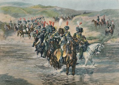 Die Passage des Fords, 1896 von Unbekannt