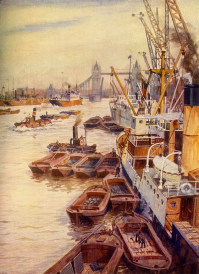 Der Pool von London, ca. 1948 von Unbekannt