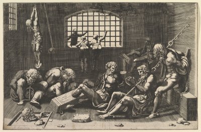 Das Gefängnis, 1550-1600 von Unbekannt