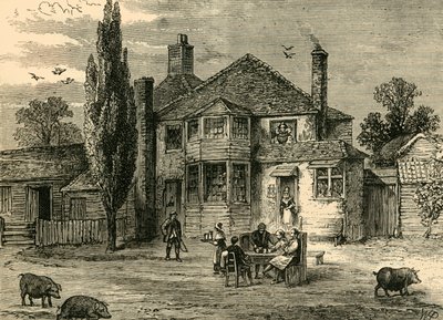 The Queens Head and Artichoke, um 1876 von Unbekannt
