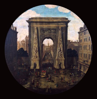 Das Saint-Denis-Tor, Paris, 17. Jahrhundert von Unbekannt