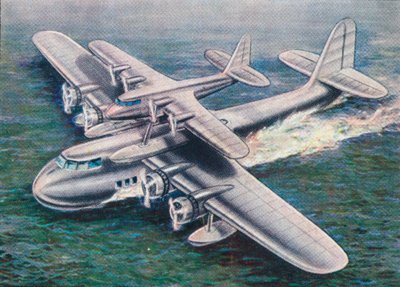 Das Short Mayo Composite Flugzeug, 1938 von Unbekannt