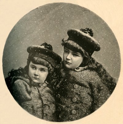 Der Weihnachtsbaum der Schneevögel, 1883 von Unbekannt