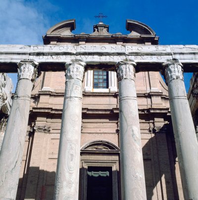 Der Tempel des Antoninus und der Faustina, Rom von Unbekannt