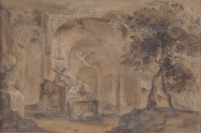 Die Versuchung des heiligen Antonius, 17. Jahrhundert von Unbekannt
