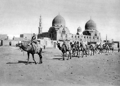 Die Gräber der Kalifen, Kairo, Ägypten, um 1920er Jahre von Unbekannt