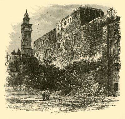 Der Turm von Antonia, Jerusalem von Unbekannt