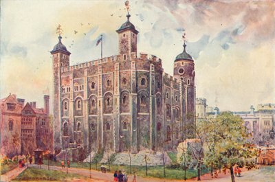 Der Weiße Turm, Tower of London, 1906 von Unbekannt