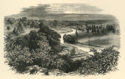Der Wye, von Goodrich Castle, ca. 1890 von Unbekannt