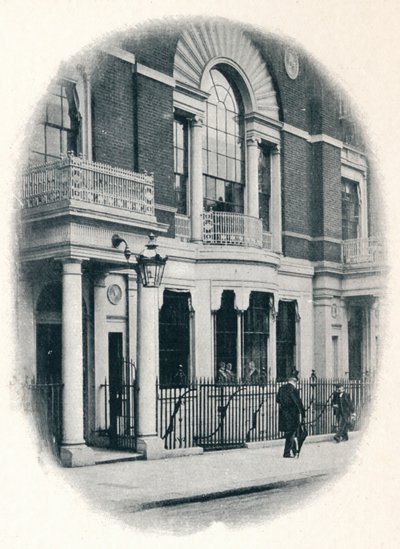 Das Erkerfenster, Boodles Club, London, um 1900-1901 von Unbekannt