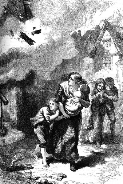 Die Verbrennung von Norfolk, Virginia, 1776 von Unbekannt