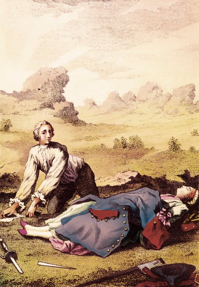 Die Wüste von Louisiana. Illustration von Unbekannt